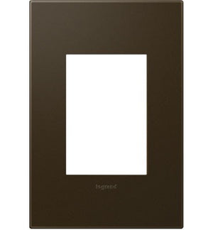 adorne® AWP1G3BR4 Bronze One-Gang-Plus Screwless Wall Plate