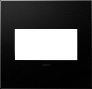 adorne® AWP2GGR4 Graphite Two-Gang Screwless Wall Plate with Microban®