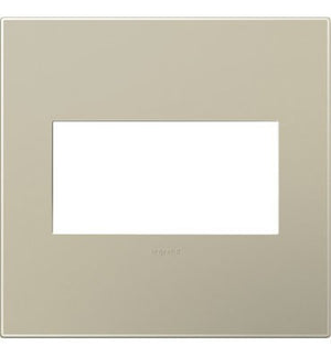 adorne® AWP2GTM4 Titanium Two-Gang Screwless Wall Plate