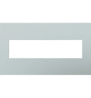 adorne® AWP4GBL4 Pale Blue Four-Gang Screwless Wall Plate