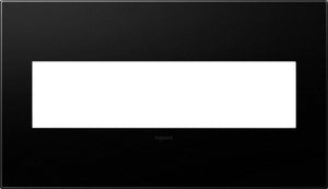 adorne® AWP4GGR4 Graphite Four-Gang Screwless Wall Plate with Microban®
