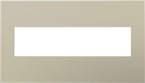 adorne® AWP4GTM4 Titanium Four-Gang Screwless Wall Plate
