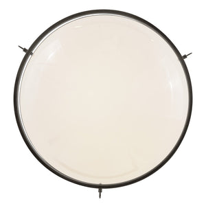 Slate 20" One Light Medium Semi-Flush Mount, Black Oxide