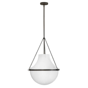 Slate 20" One Light Large Pendant, Black Oxide