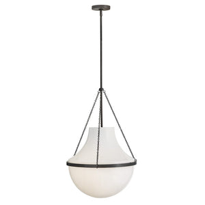 Slate 20" One Light Large Pendant, Black Oxide