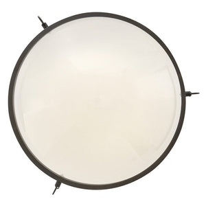 Slate 15" One Light Medium Pendant, Black Oxide
