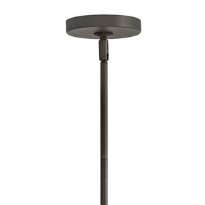 Slate 15" One Light Medium Pendant, Black Oxide