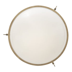 Slate 15" One Light Medium Pendant, Heritage Brass