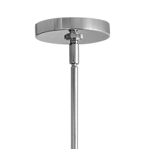 Slate 15" One Light Medium Pendant, Polished Nickel