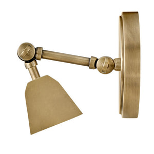 Relic 12" One Light Small Adjustable Accent Light, Heritage Brass