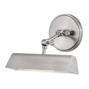 Relic 12" One Light Small Adjustable Accent Light, Polished Antique Nickel