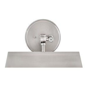 Relic 12" One Light Small Adjustable Accent Light, Polished Antique Nickel