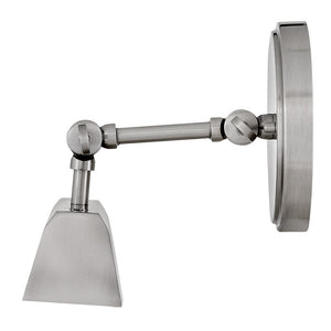 Relic 12" One Light Small Adjustable Accent Light, Polished Antique Nickel