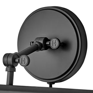 Relic 20" Two Lights Medium Adjustable Accent Light, Black