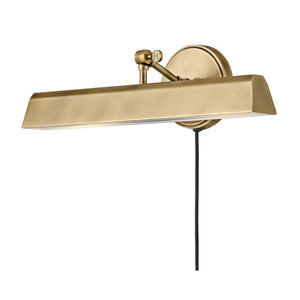 Relic 20" Two Lights Medium Adjustable Accent Light, Heritage Brass