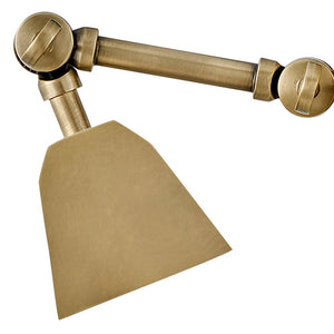Relic 20" Two Lights Medium Adjustable Accent Light, Heritage Brass