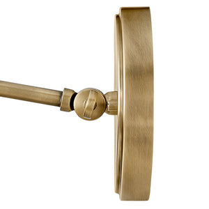 Relic 20" Two Lights Medium Adjustable Accent Light, Heritage Brass