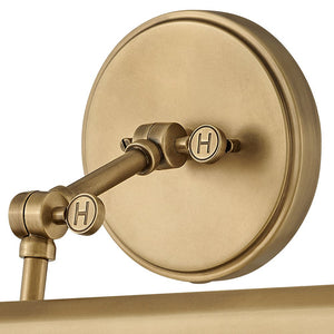 Relic 30" Two Lights Large Adjustable Accent Light, Heritage Brass
