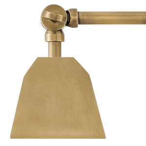 Relic 30" Two Lights Large Adjustable Accent Light, Heritage Brass