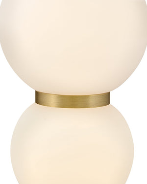 Trigo 6" Extra Small Pendant, Lacquered Brass