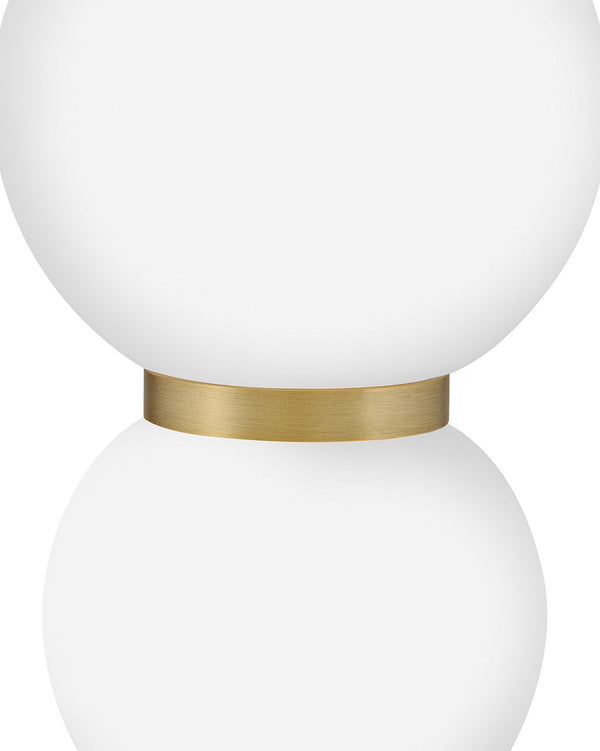 Trigo 6" Extra Small Pendant, Lacquered Brass