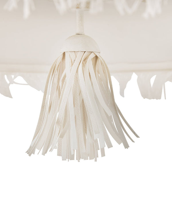 Baya 30" Nine Lights Medium Drum Chandelier, Textured Plaster