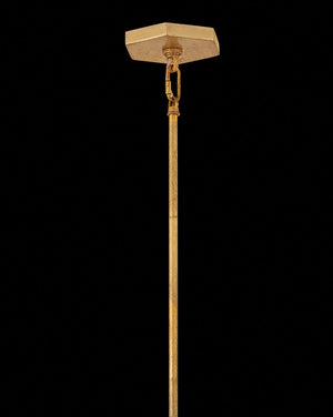 Sura 35" Six Lights Medium Drum Chandelier, Distressed Brass