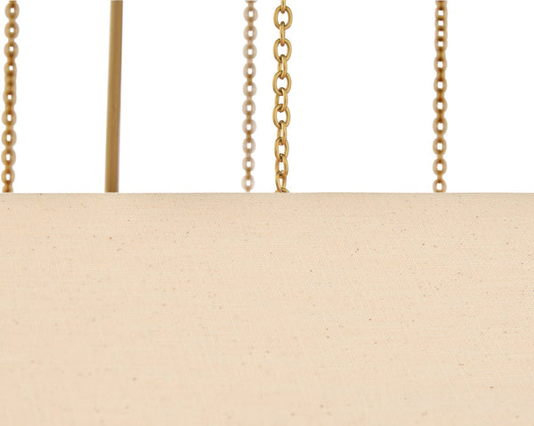 Lyla 15" One Light Medium Semi-Flush Mount, Lacquered Brass