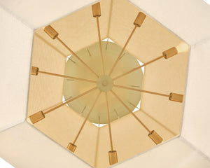 Lyla 50" Ten Lights Large Convertible Chandelier, Lacquered Brass