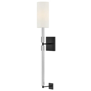 Symphony 5" One Light Large Sconce, Black