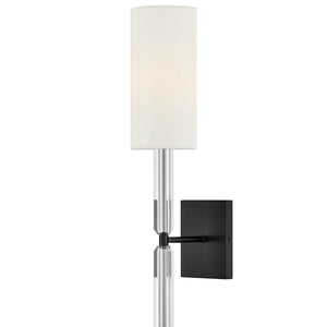 Symphony 5" One Light Large Sconce, Black