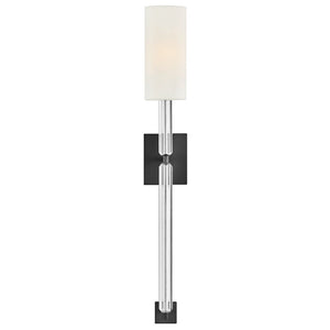 Symphony 5" One Light Large Sconce, Black