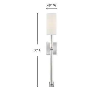 Symphony 5" One Light Large Sconce, Chrome