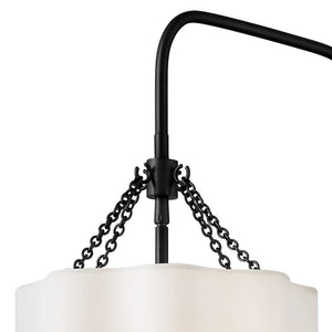 Glimmer 11" One Light Large Sconce, Black