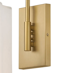 Glimmer 11" One Light Large Sconce, Lacquered Brass
