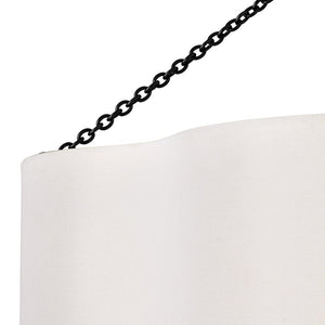 Glimmer 32" Eight Lights Medium Drum Chandelier, Black