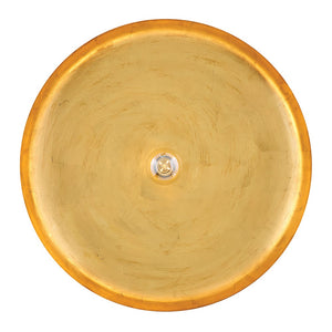 Hush 24" One Light Medium Dome Chandelier, Lacquered Brass