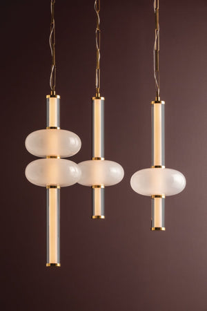 Solelle 11" One Light Pendant, Vintage Brass