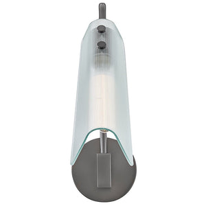 Oasis 5" One Light Medium Sconce, Gunmetal