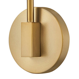 Oasis 5" One Light Medium Sconce, Lacquered Brass