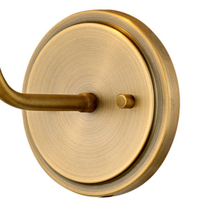Coda 7" One Light Medium Sconce, Lacquered Dark Brass