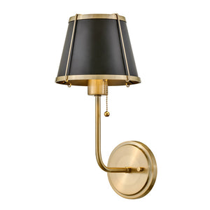 Coda 7" One Light Medium Sconce, Warm Brass