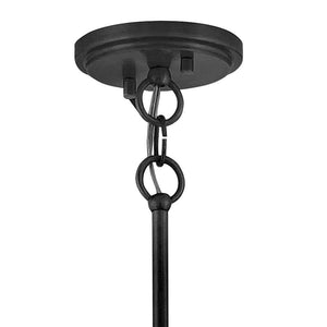 Coda 16" One Light Large Drum Pendant, Black