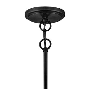 Coda 24" Four Lights Medium Drum Chandelier, Black