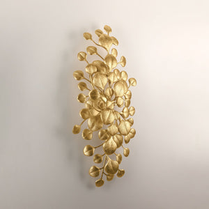Arara 22" Six Light Wall Sconce, Vintage Gold Leaf