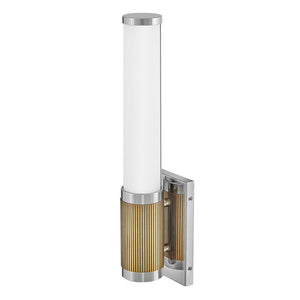 Tassel 4" Medium LED Sconce, Polished Nickel