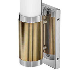 Tassel 4" Medium LED Sconce, Polished Nickel