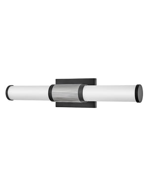 Tassel 23" Medium LED Vanity, Black / Chrome Accents