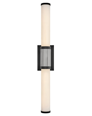 Tassel 29" Large LED Vanity, Black / Chrome Accents