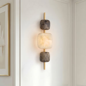 Mareris 9" One Light Wall Sconce, Vintage Brass
